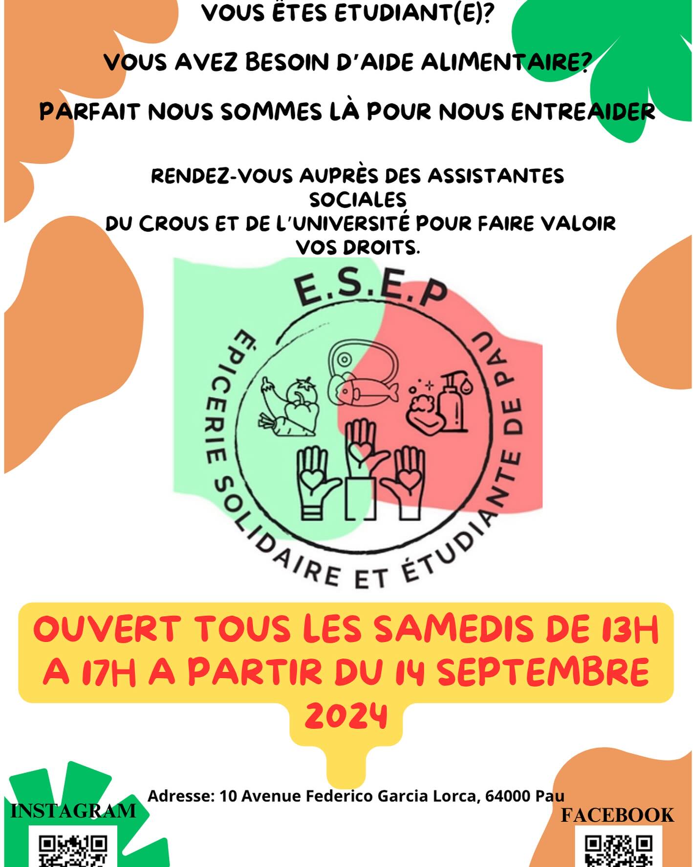 Affiche de présentation de l'association ESEP